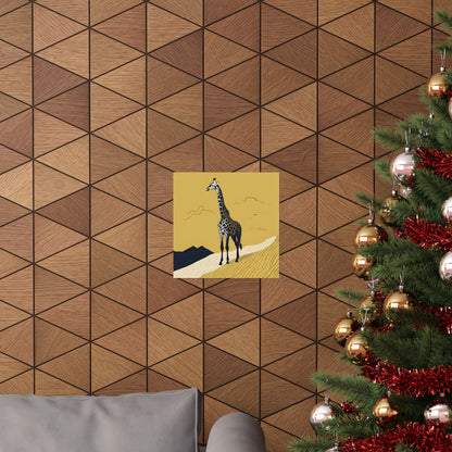 Lone Collection Giraffe 15 Matte Square Posters