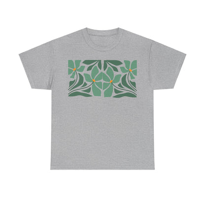More Abstract Flowers 43 Unisex Heavy Cotton Tee