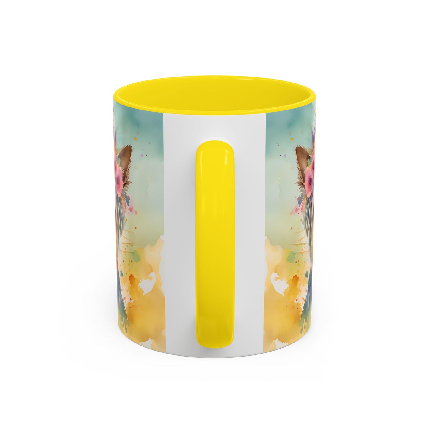 Yorkshire Terrier 01 Accent Coffee Mug - Dog Lover Gift
