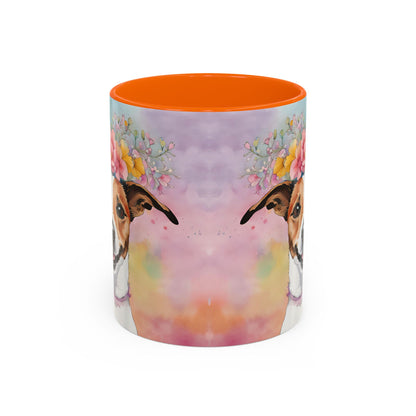 Jack Russell 03 Accent Coffee Mug - Dog Lover Gift
