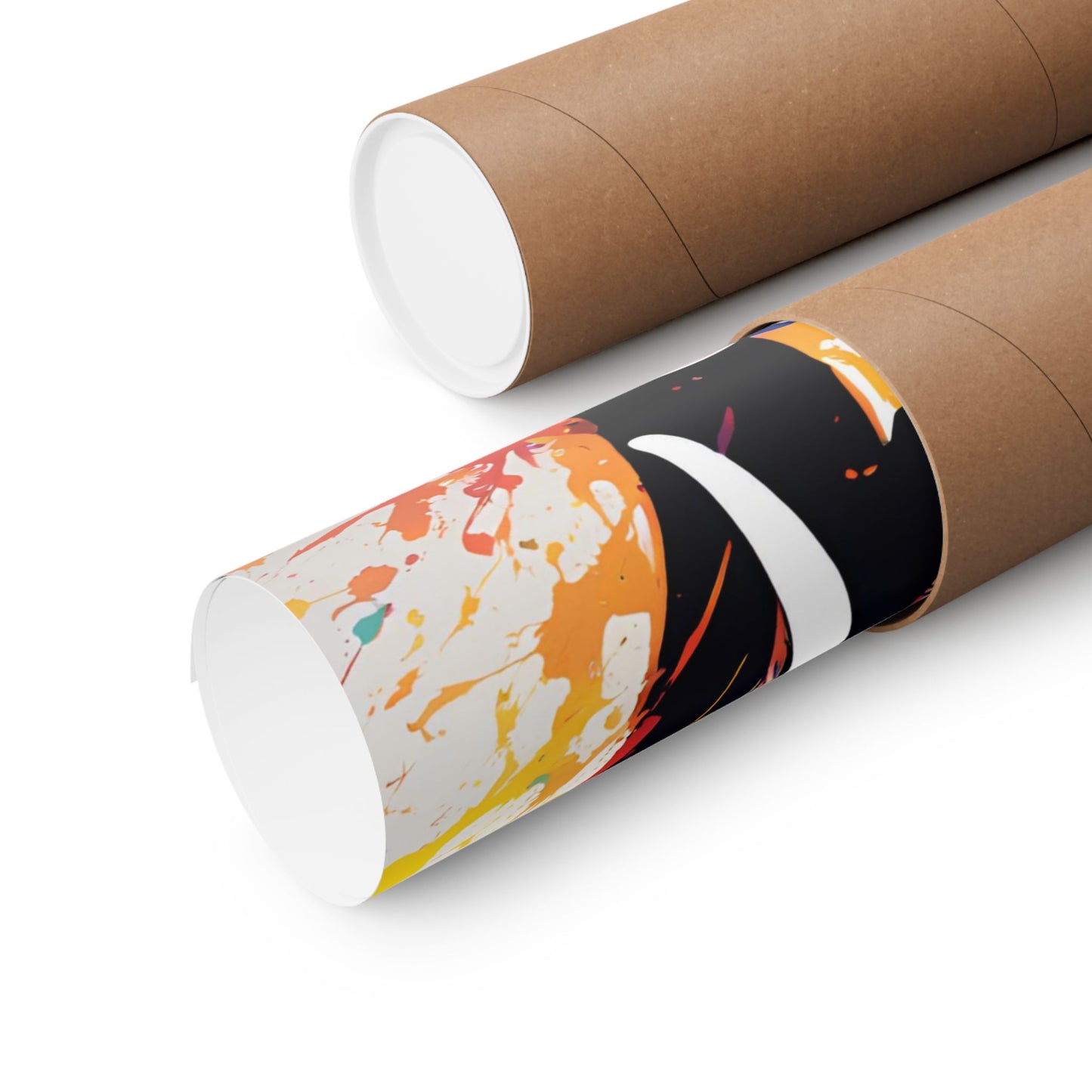 Multicolored Elephant 2 Matte Vertical Poster