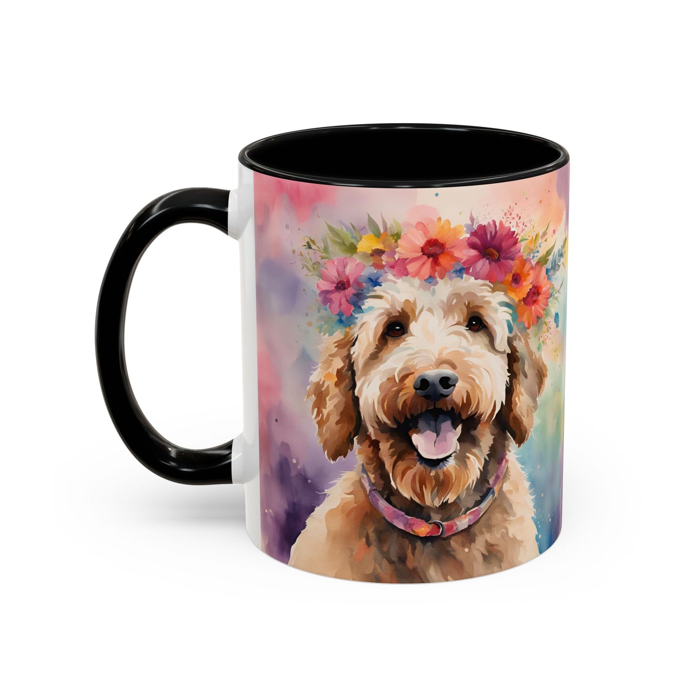 Labradoodle 04 Accent Coffee Mug - Dog Lover Gift