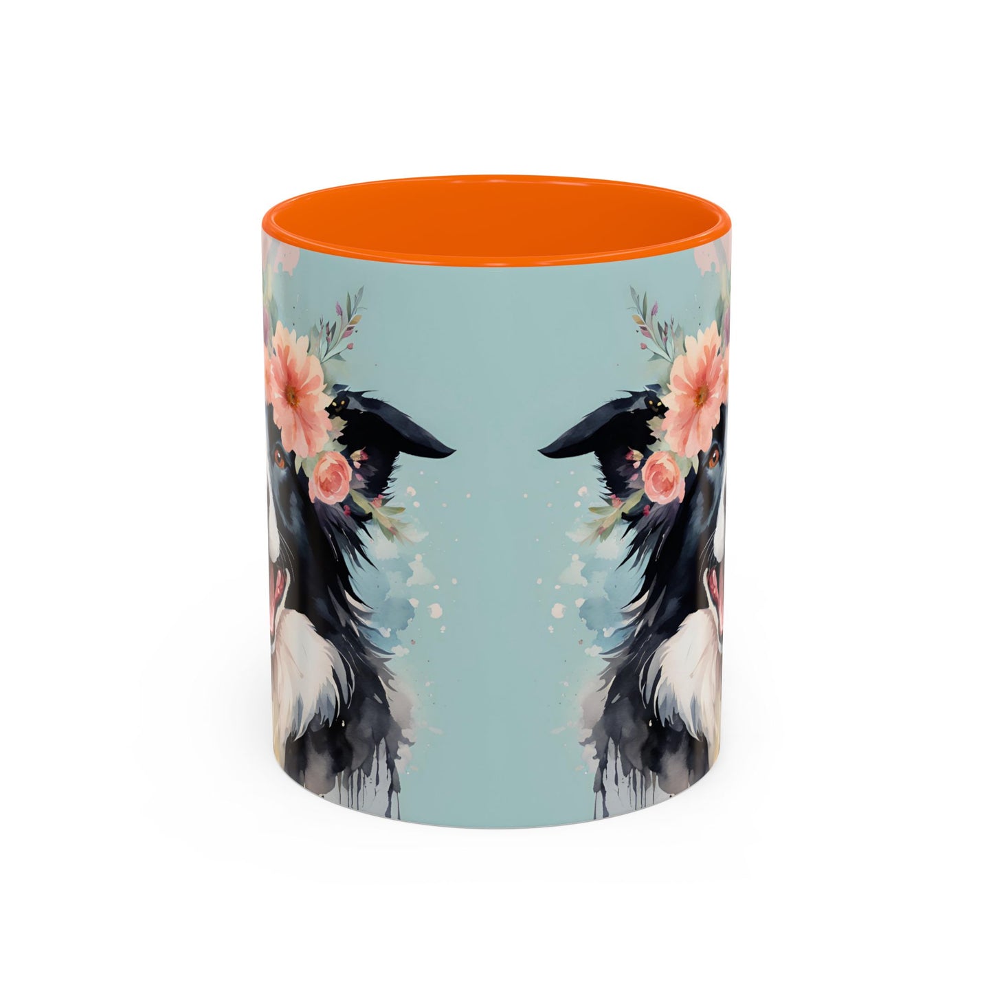 Border Collie 02 Accent Coffee Mug - Dog Lover Gift