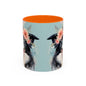 Border Collie 02 Accent Coffee Mug - Dog Lover Gift