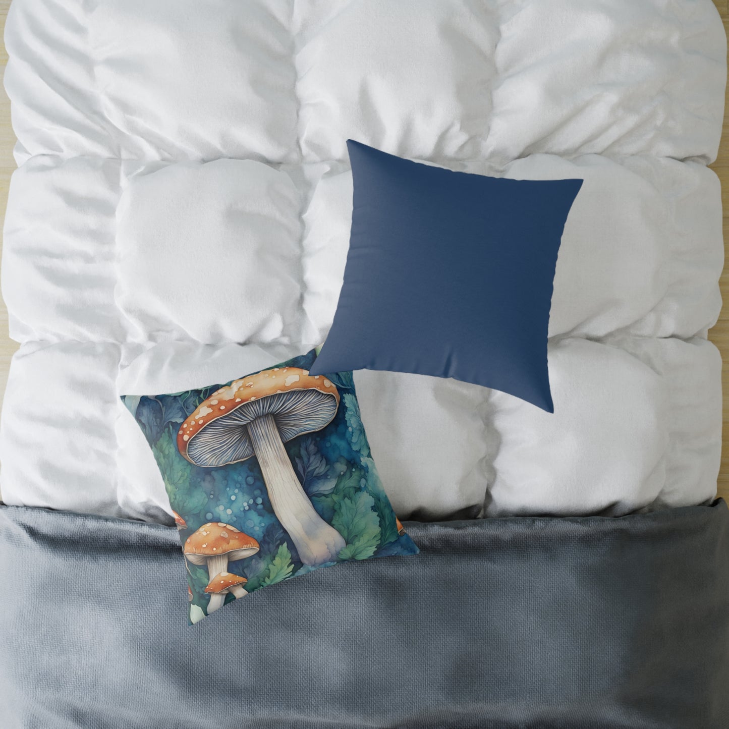 Toadstool 03 Poly Pillow - Natures Beauty Design