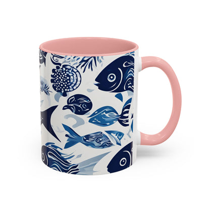 Fish 15 Accent Coffee Mug (11oz)