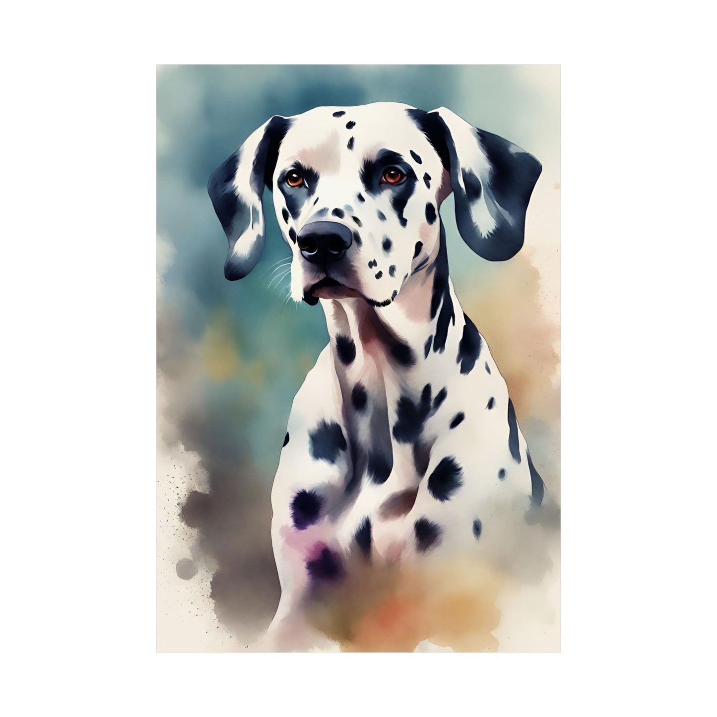 Dogs Dalmatian 03 Matte Vertical Poster