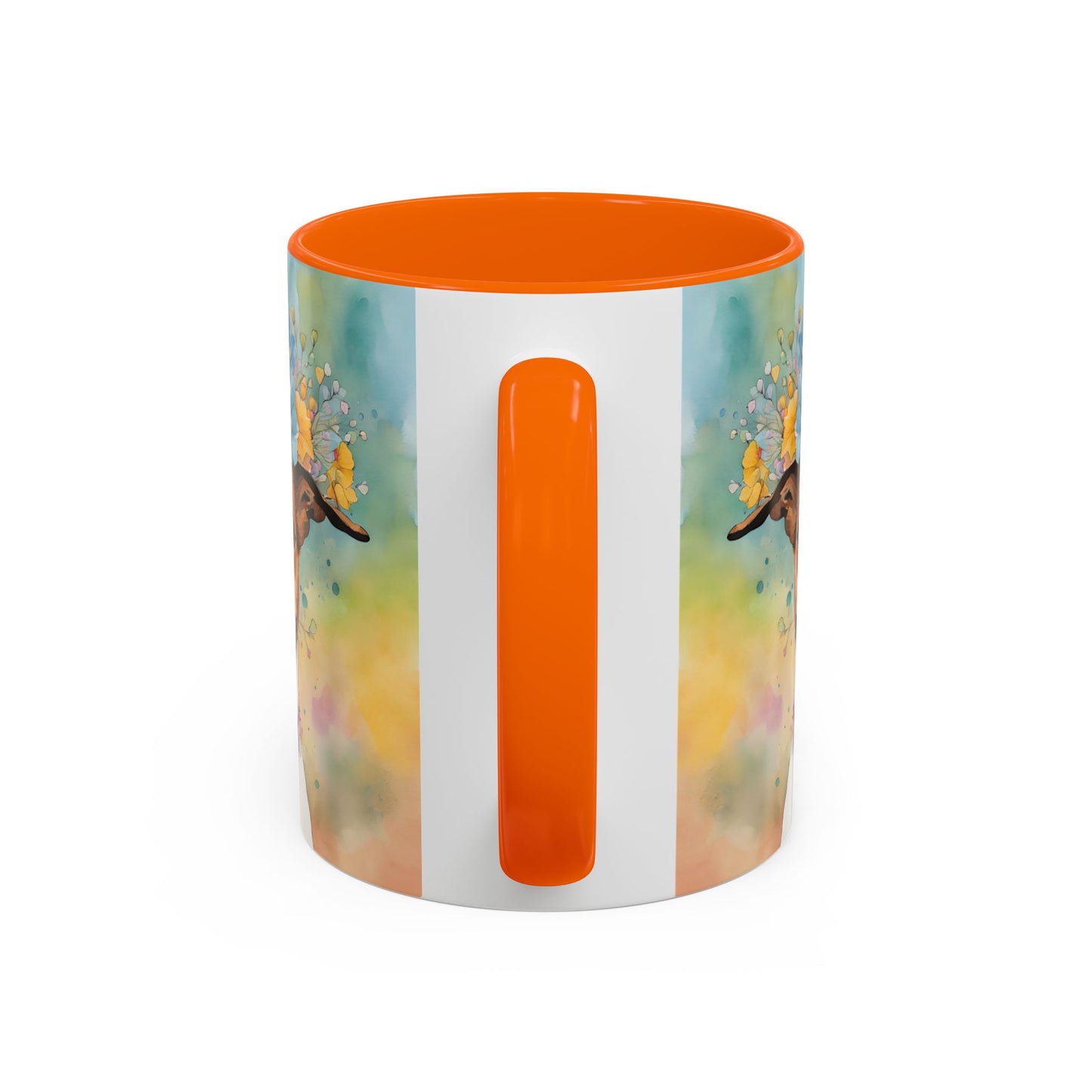 Jack Russell 03 Accent Coffee Mug - Dog Lover Gift