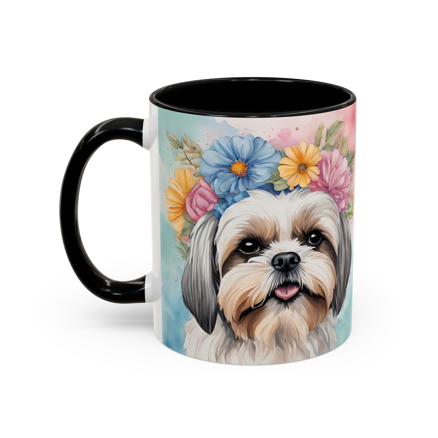 Shih Tzu 02 Accent Coffee Mug - Dog Lover Gift