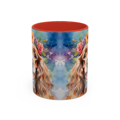 Cocker Spaniel 01 Accent Coffee Mug - Dog Lover Gift