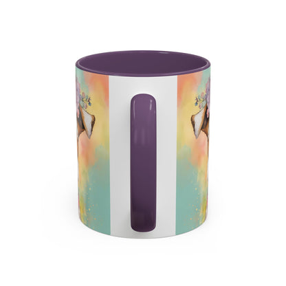 Fox Terrier 01 Accent Coffee Mug - Dog Lover Gift