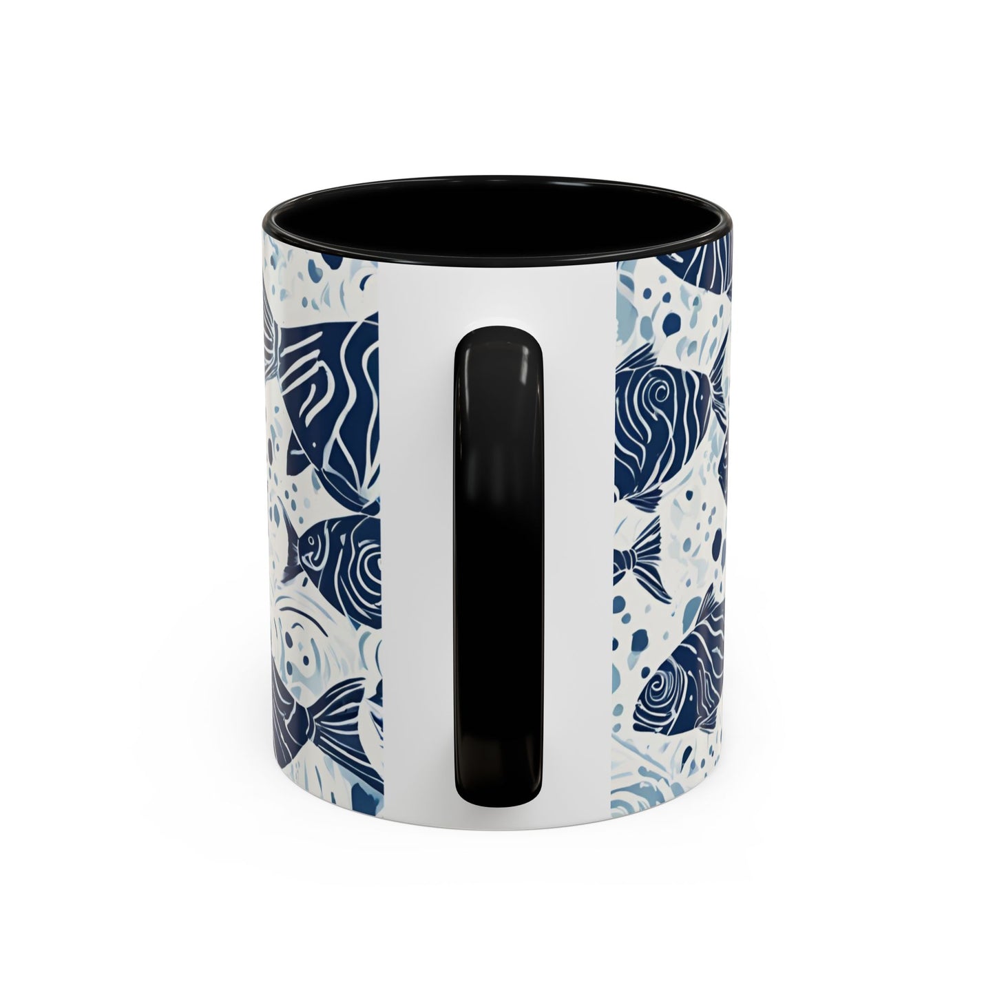 Fish 01 Accent Coffee Mug (11oz)