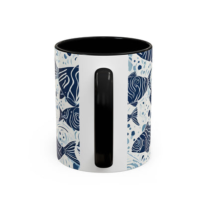 Fish 01 Accent Coffee Mug (11oz)
