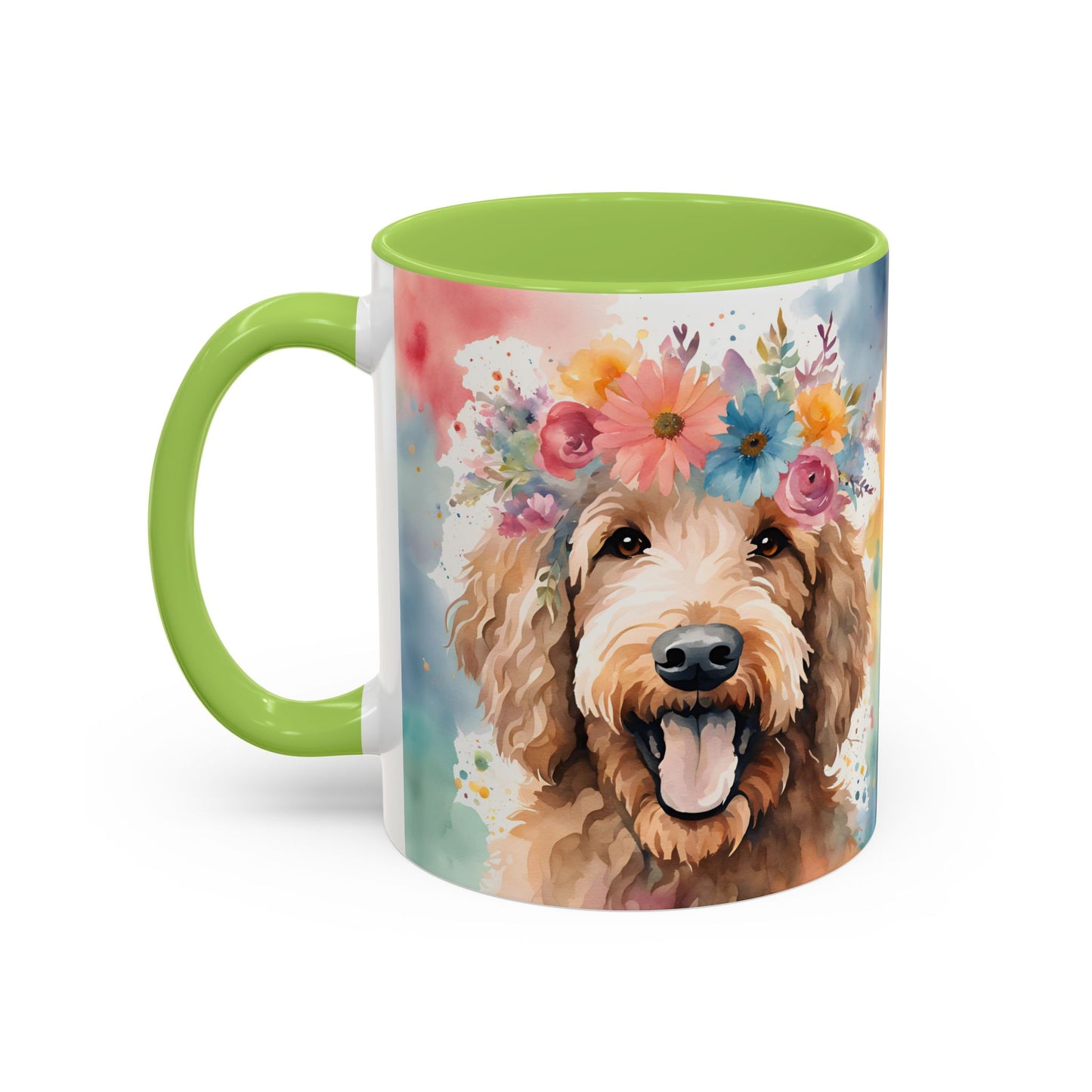Labradoodle 03 Accent Coffee Mug - Dog Lover Gift