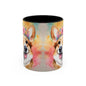 Corgi 02 Accent Coffee Mug - Dog Lover Gift