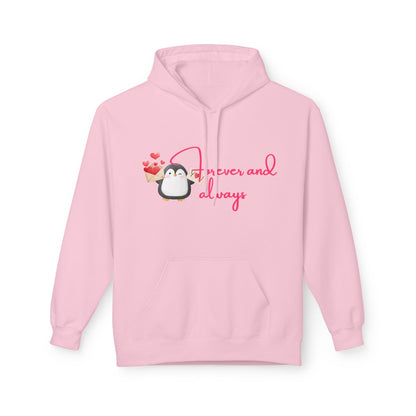 Forever And Always Unisex Valentines Hoodie