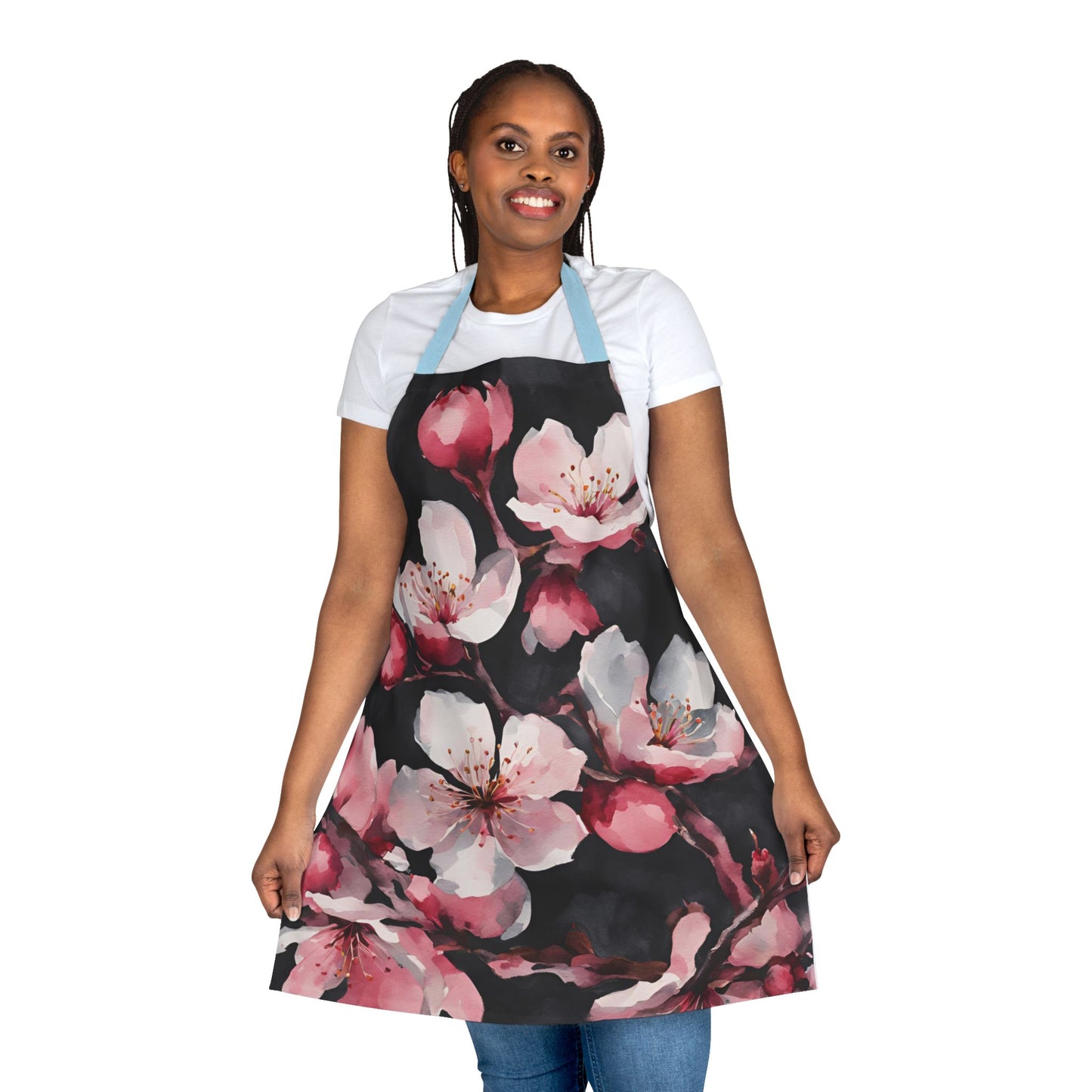 Cherry Blossom 02 Apron 5-Color Straps