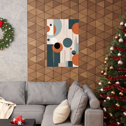 Retro abstract 1 Matte Vertical Posters
