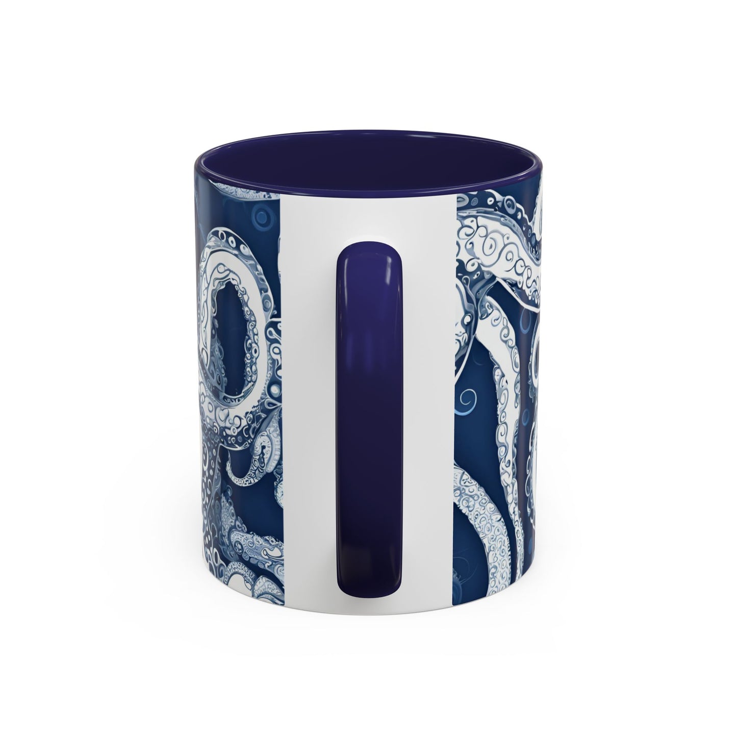 Octopus 5 Accent Coffee Mug (11oz)