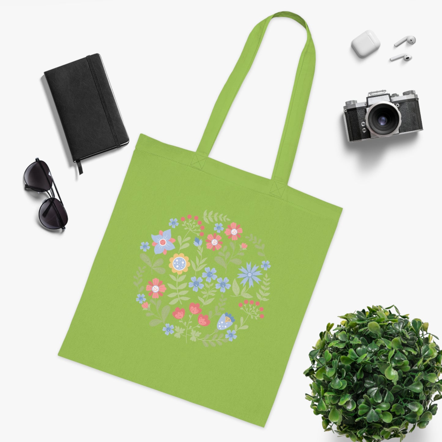 Flower power 07 Cotton Tote