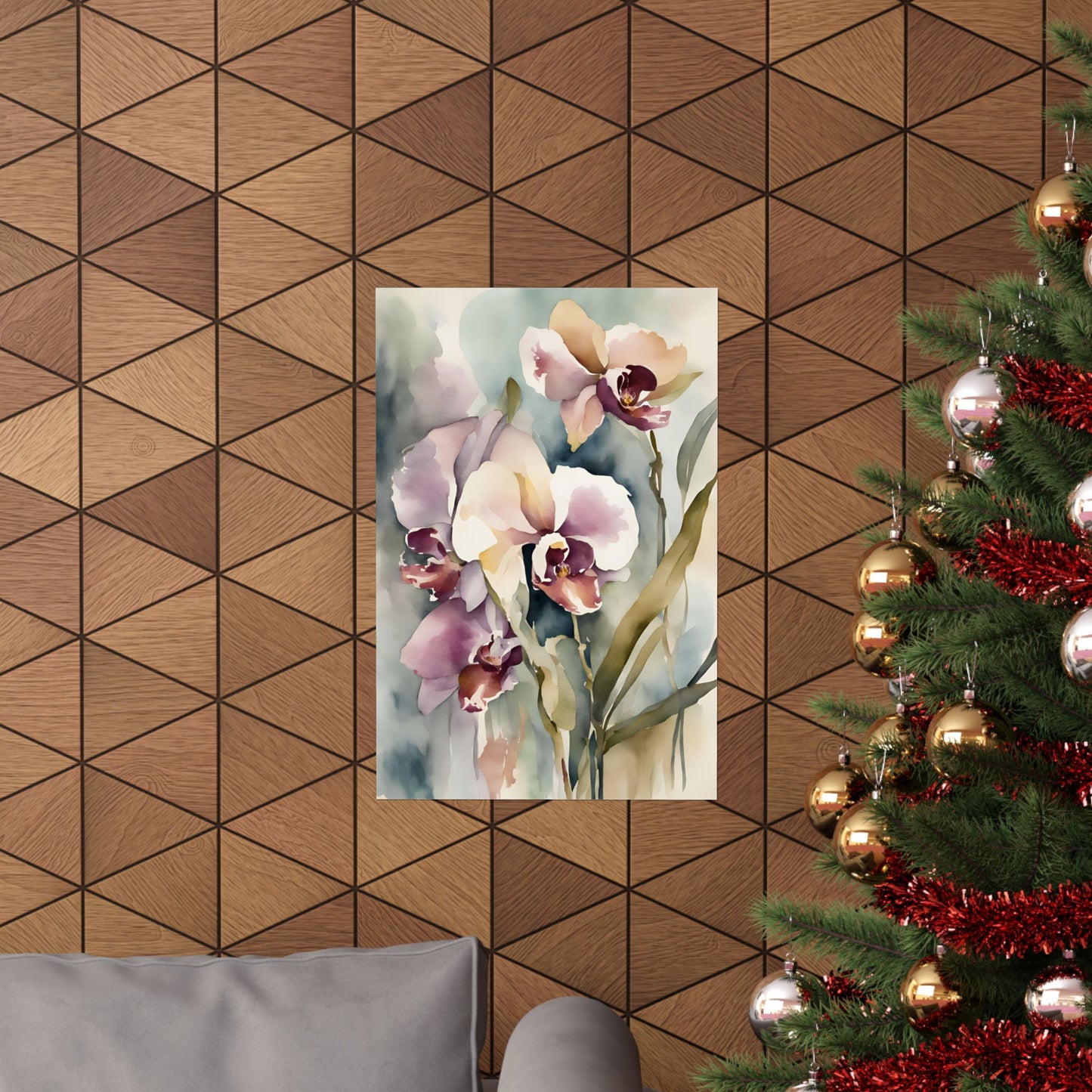 Orchids 03 Matte Vertical Poster