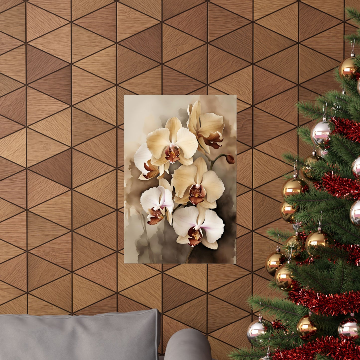 Orchids 07 Matte Vertical Poster