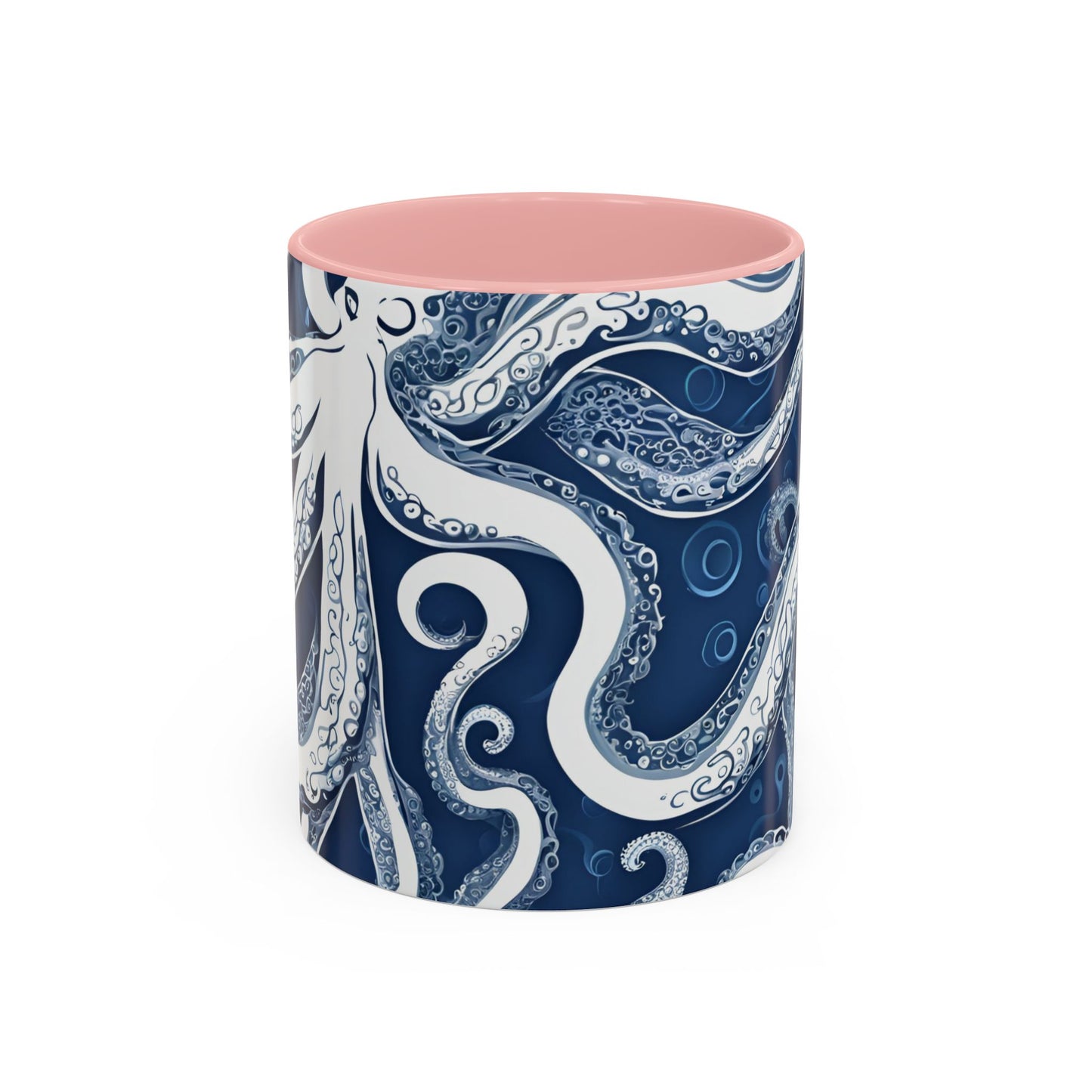 Octopus 5 Accent Coffee Mug (11oz)