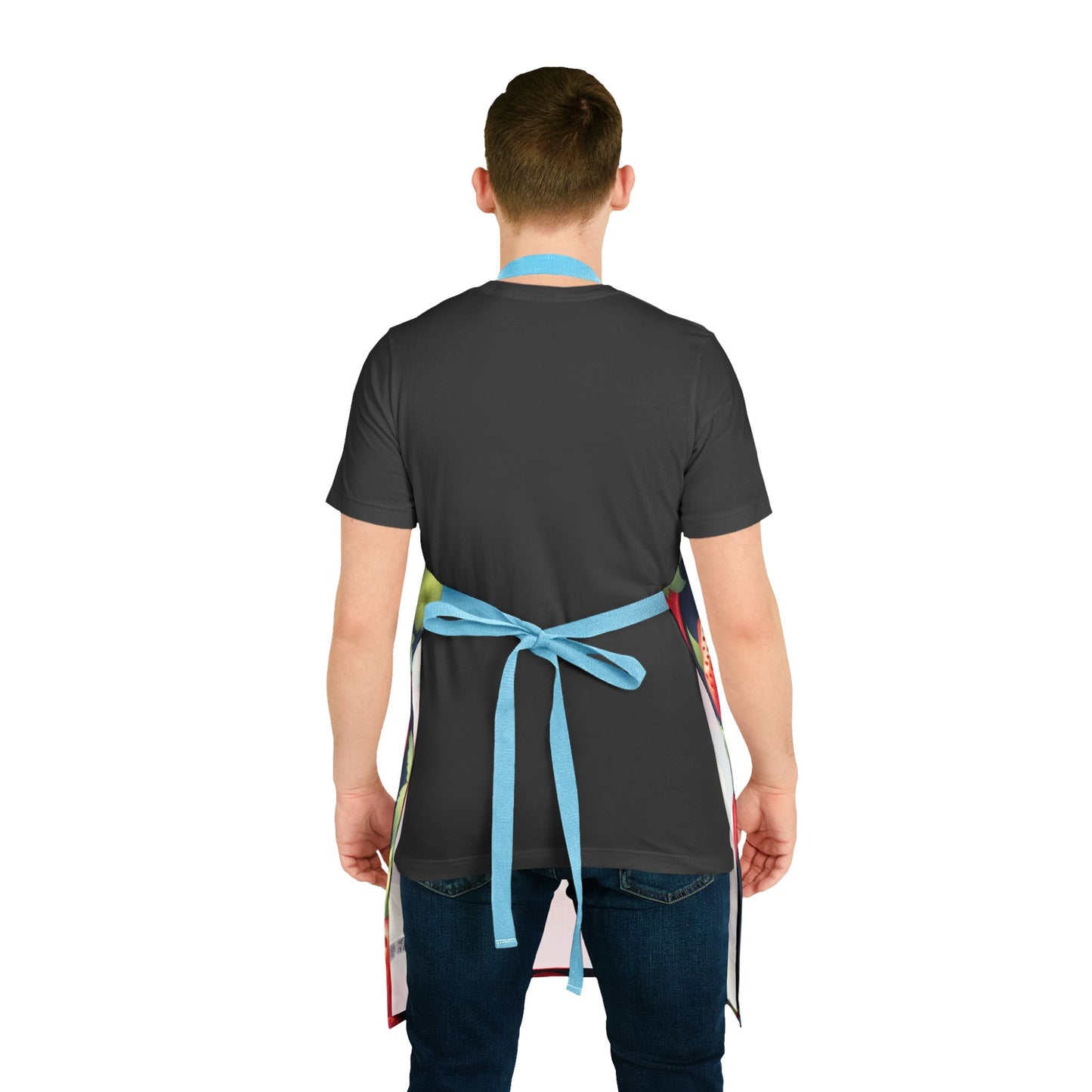 Strawberry 3 Apron, 5 Color Straps (AOP)