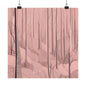 Lonely Forest Pink 20 Matte Square Posters