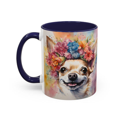 Chihuahua 04 Accent Coffee Mug - Dog Lover Gift
