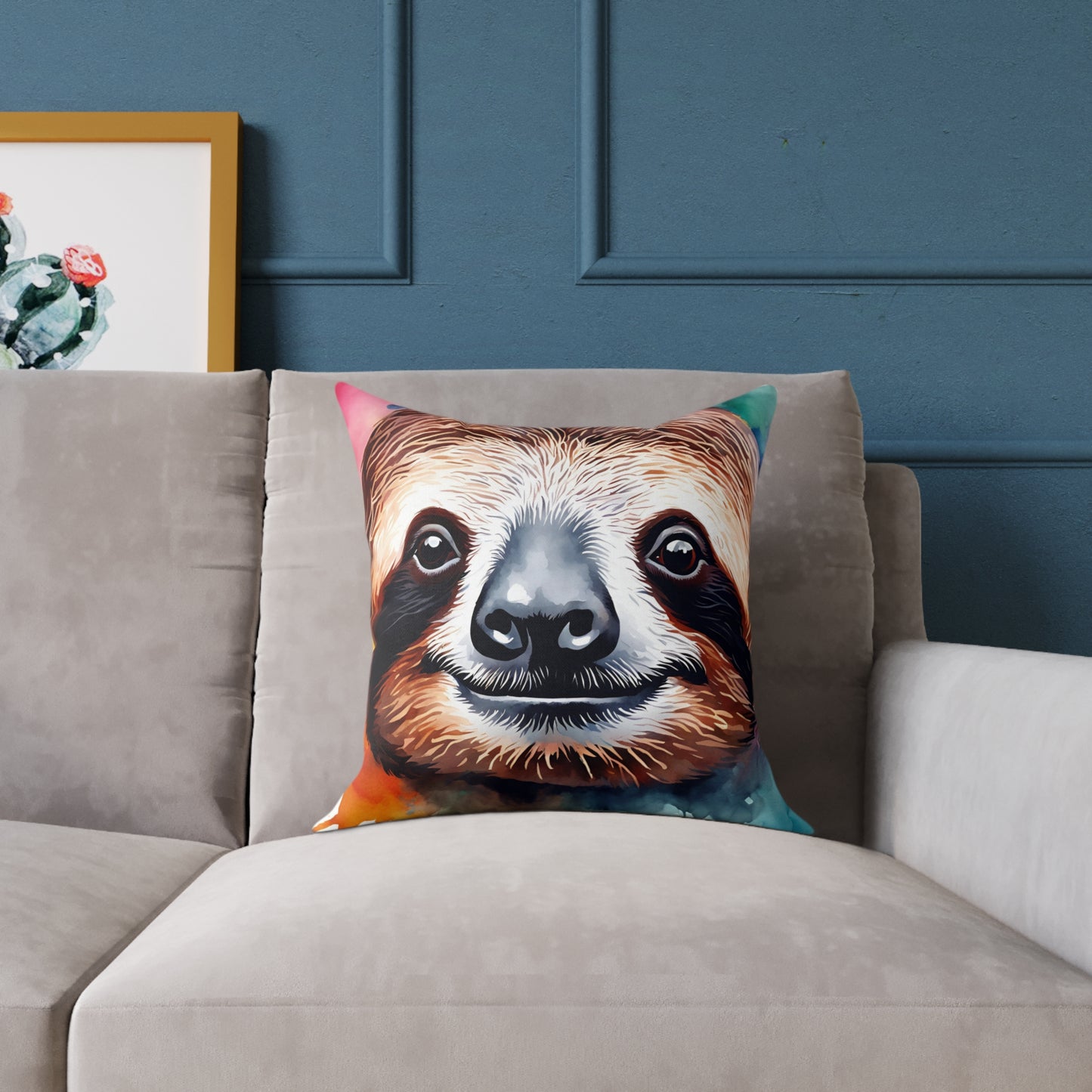 Sloth 03 Poly Pillow - Natures Beauty Design