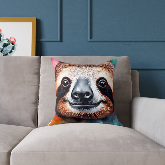 Sloth 03 Poly Pillow - Natures Beauty Design
