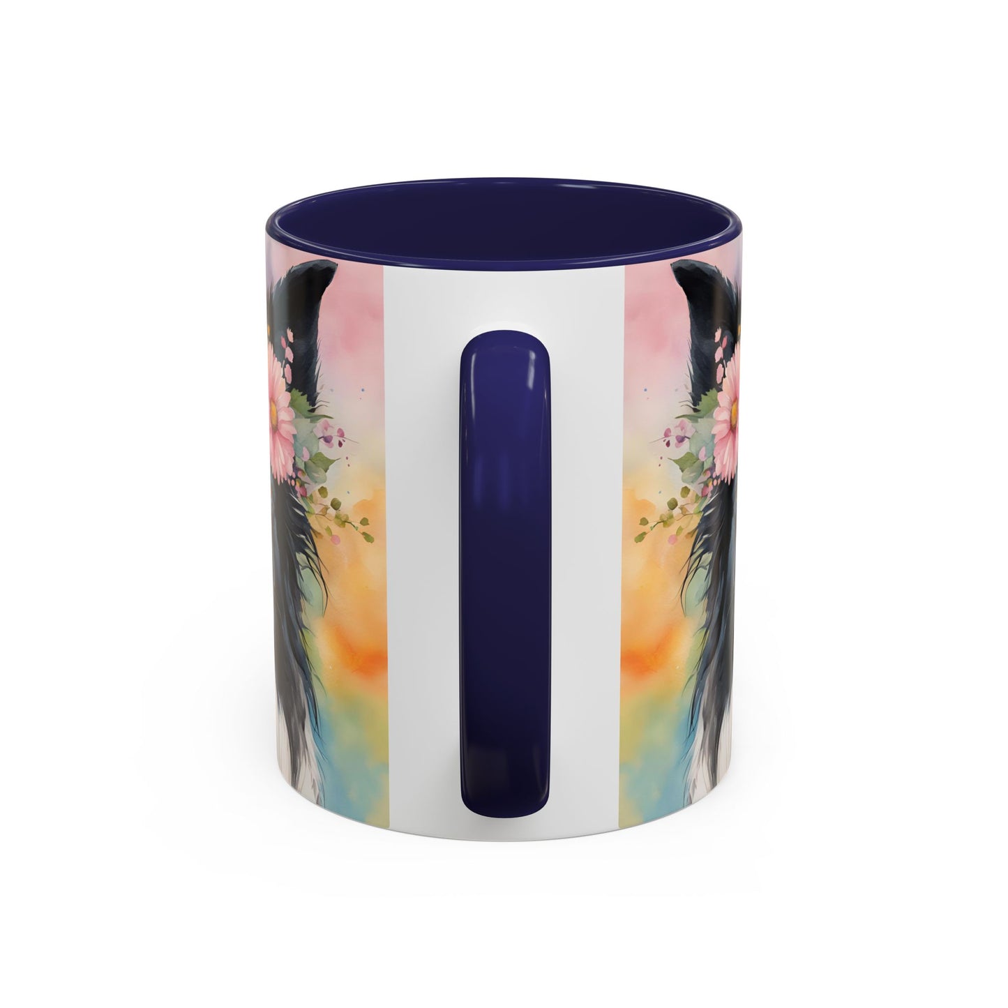 Border Collie 03 Accent Coffee Mug - Dog Lover Gift