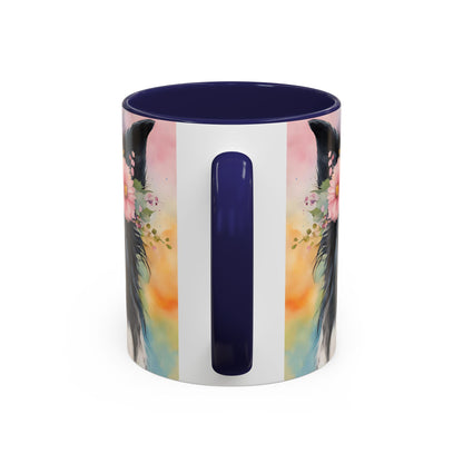 Border Collie 03 Accent Coffee Mug - Dog Lover Gift