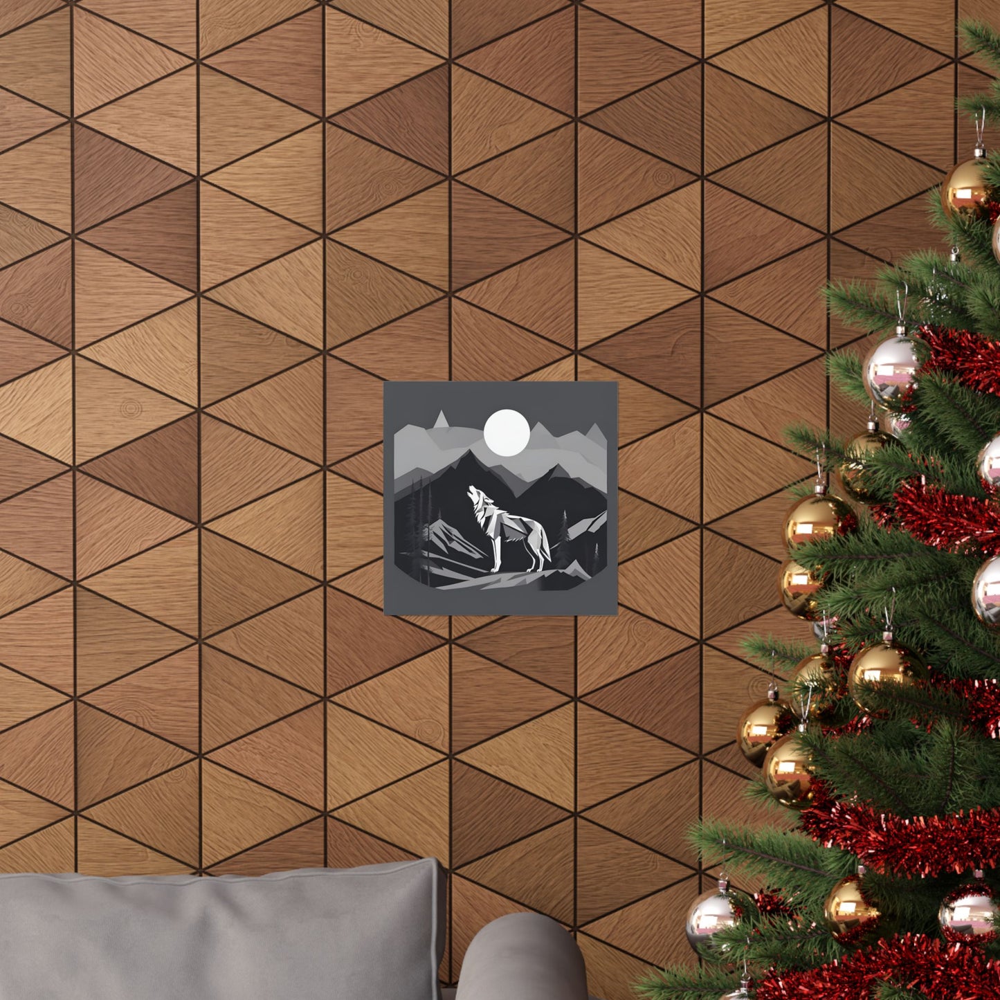 Lone Collection Wolf 15 Matte Square Posters
