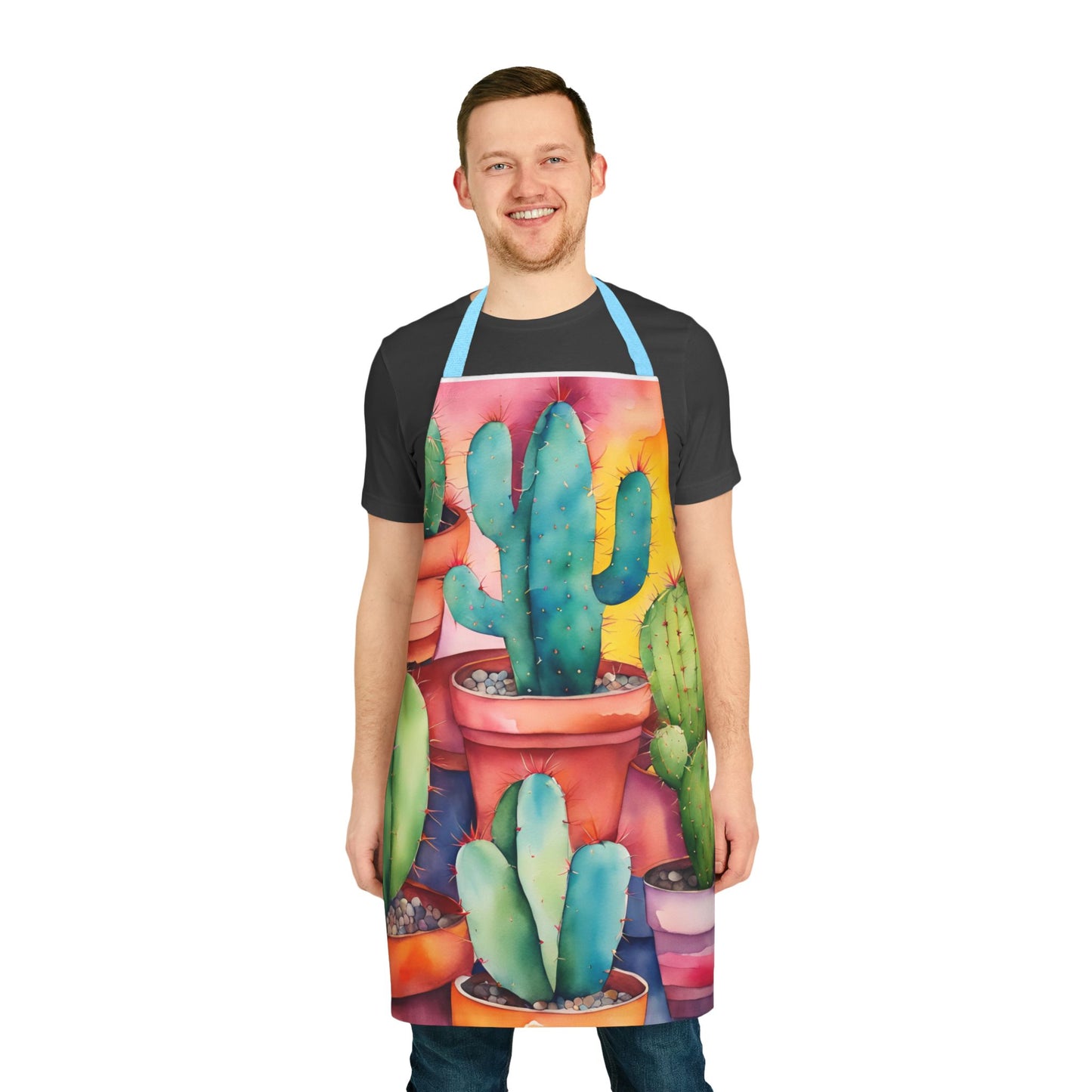 Multi Cacti 2 Adult Apron (AOP)
