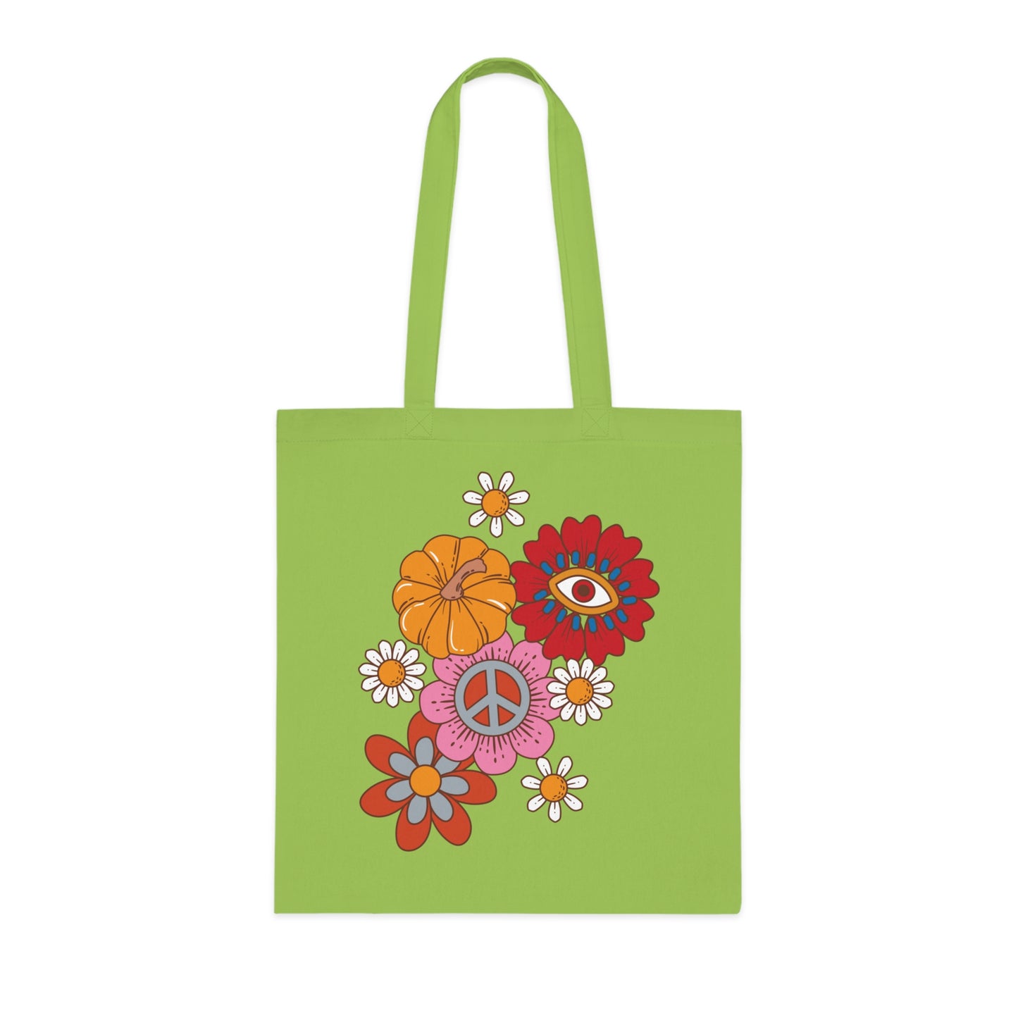 Flower power 12 Cotton Tote