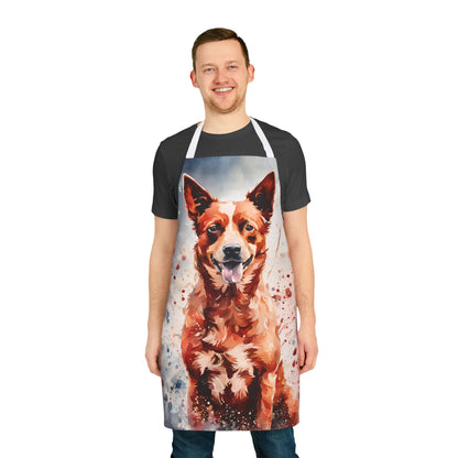 Australian Red Heeler Adult Apron (AOP)