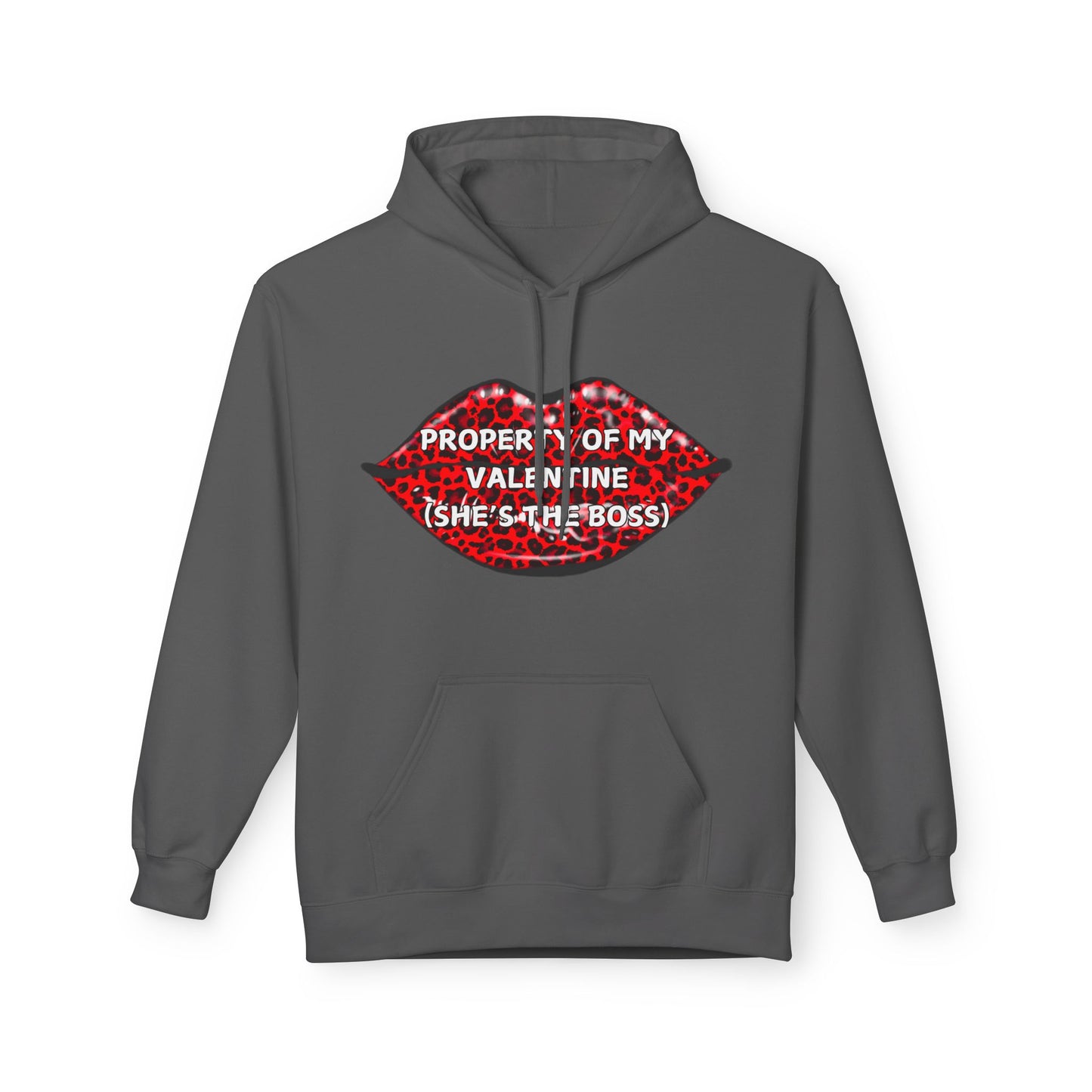 Property Of My Valentine (She’s The Boss) Mens Valentines Hoodie
