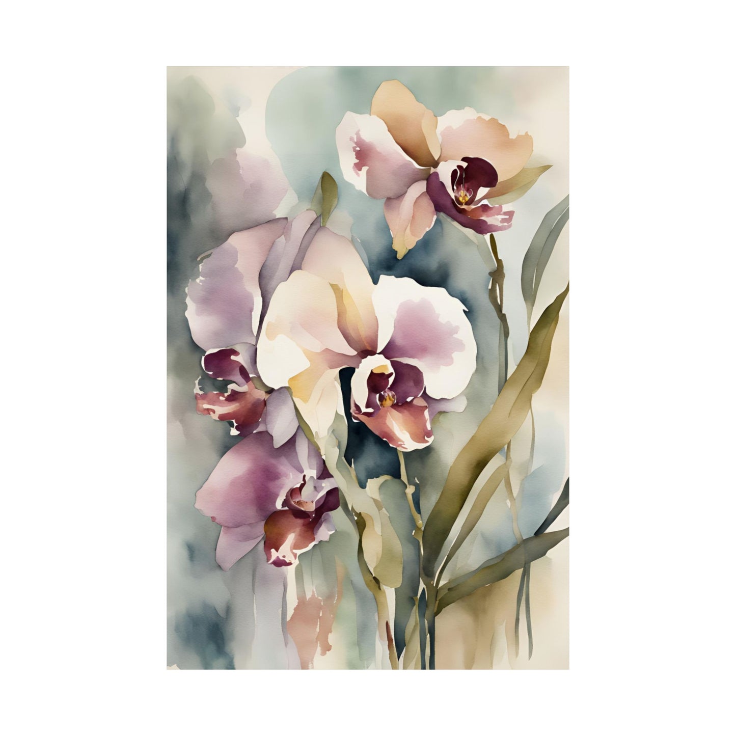 Orchids 03 Matte Vertical Poster