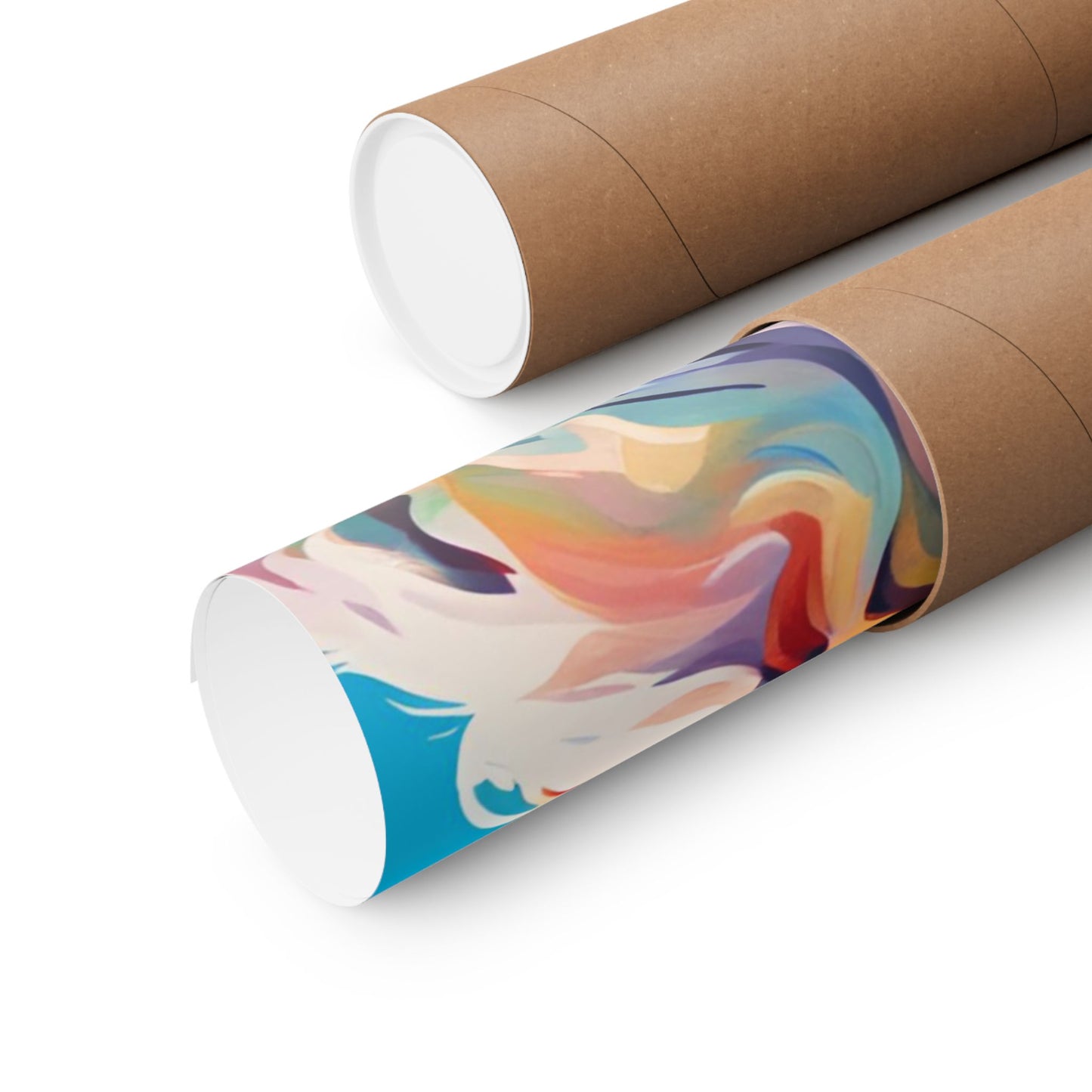 Multicolored Cockerpoo 1 Matte Vertical Poster