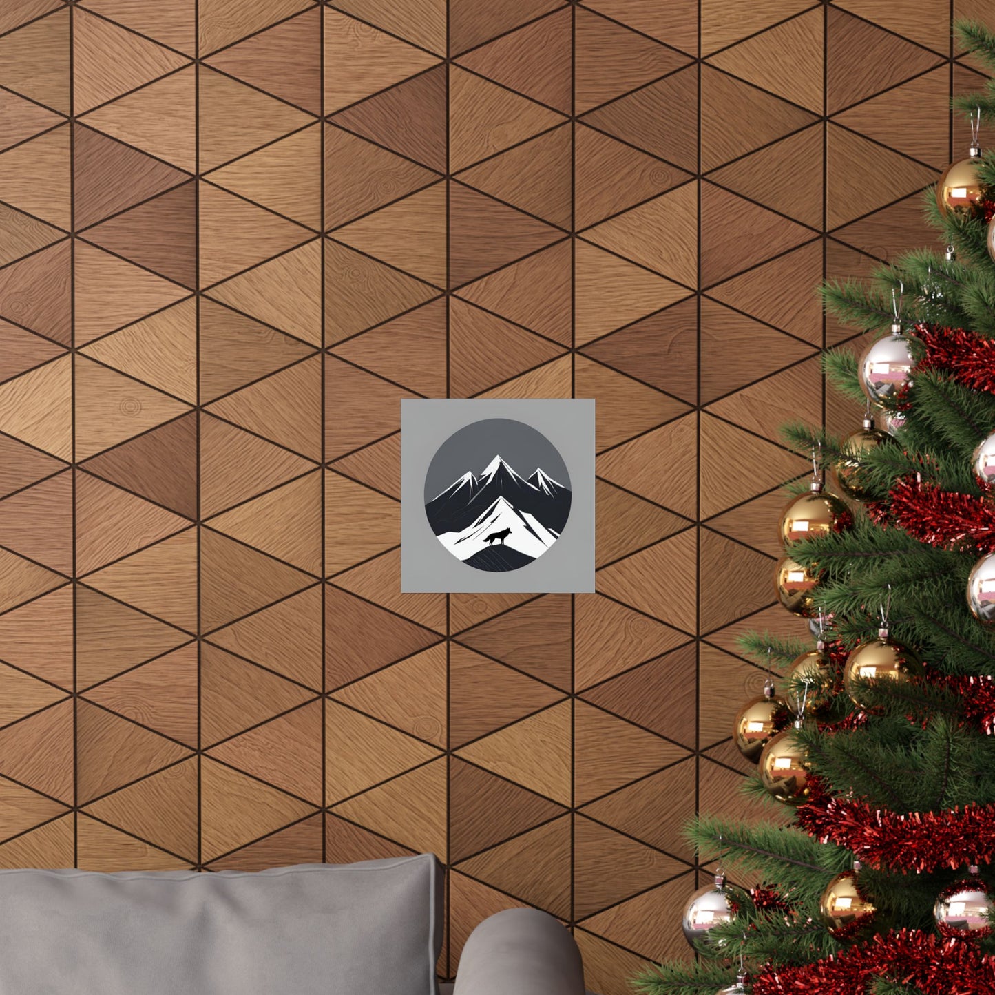 Lone Collection Wolf 7 Matte Square Posters