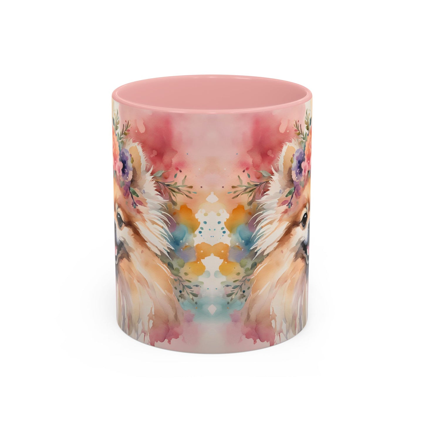 Pomeranian 02 Accent Coffee Mug - Dog Lover Gift