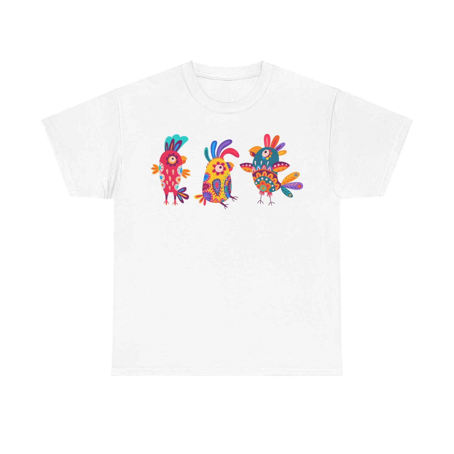 Jazzy birds 10 Unisex Heavy Cotton Tee