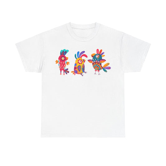 Jazzy birds 10 Unisex Heavy Cotton Tee