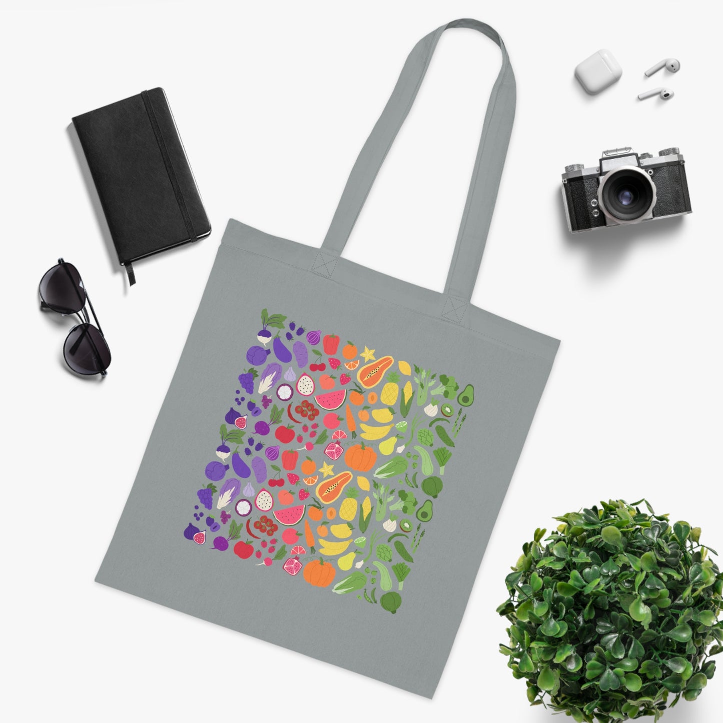 Abstract flowers 10 Cotton Tote