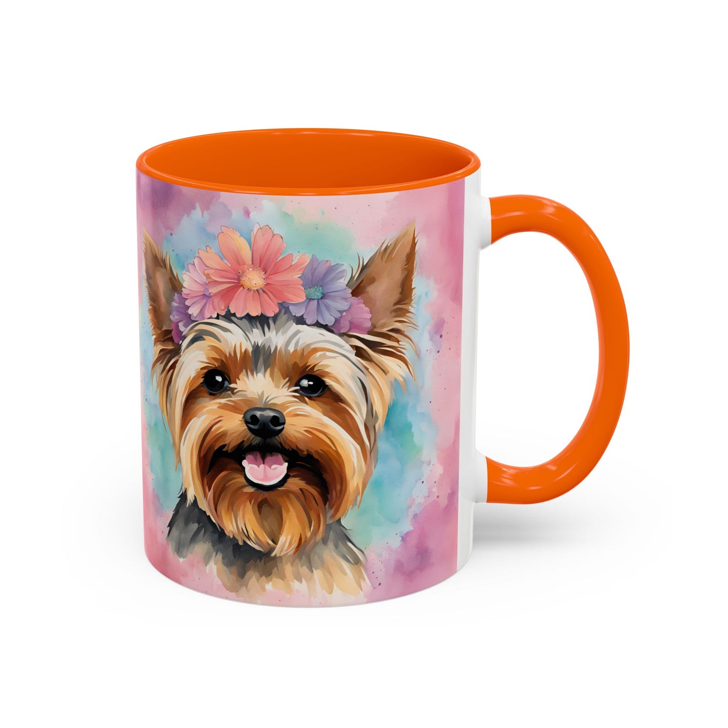 Yorkshire Terrier 02 Accent Coffee Mug - Dog Lover Gift