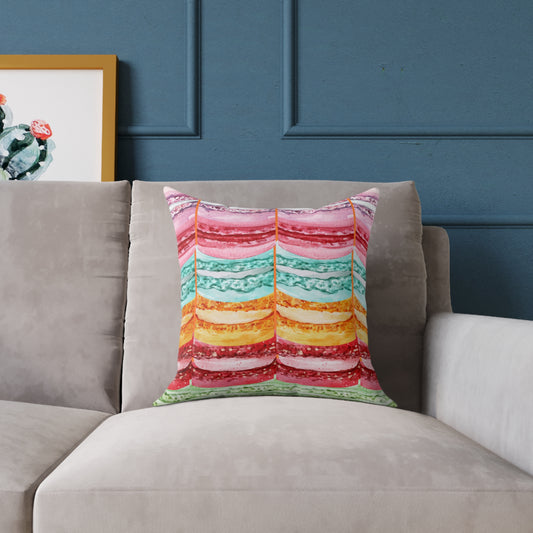 Valentine Macaroons Poly Pillow
