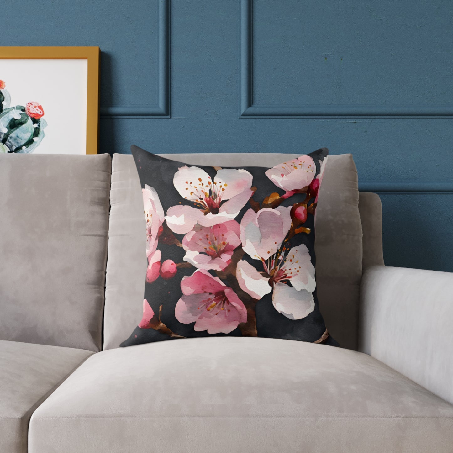 Cherry Blossom 02 Poly Pillow - Natures Beauty Design