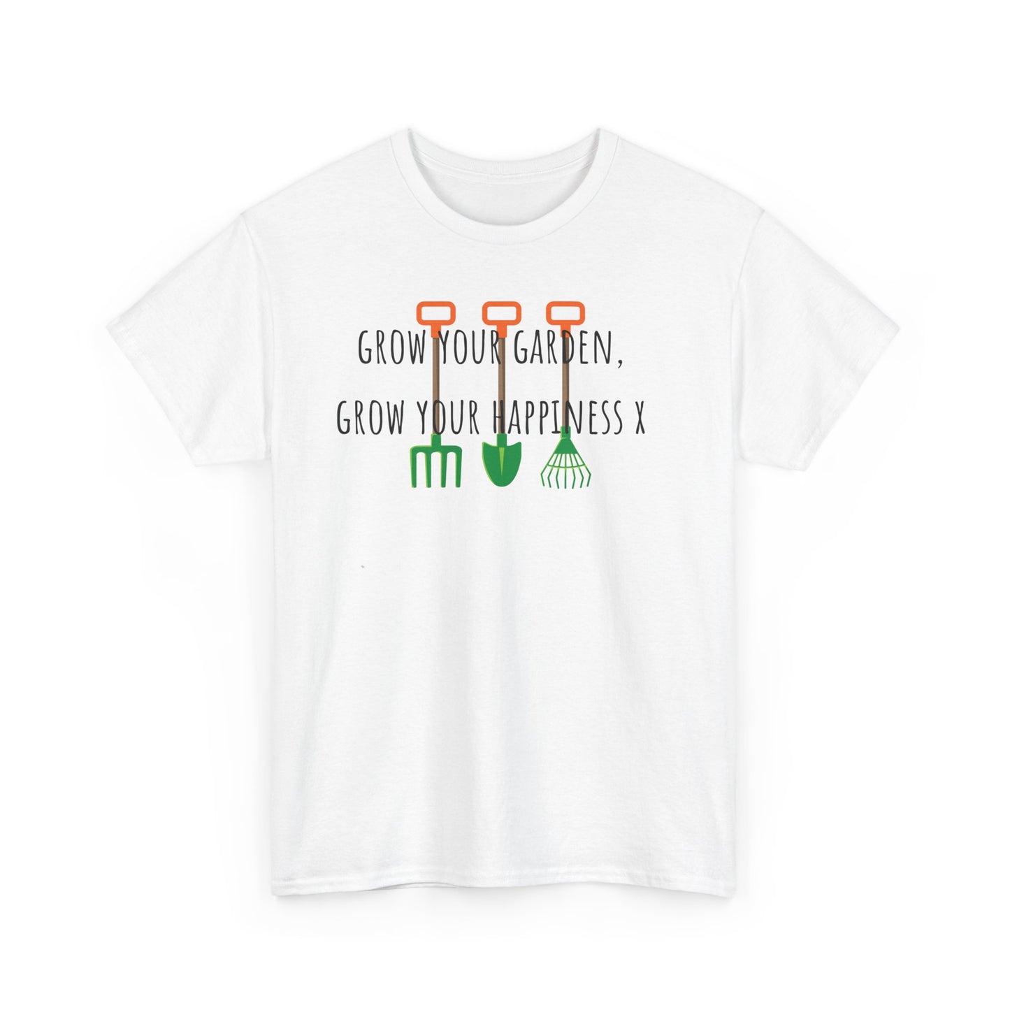 Grow Your Garden, Grow Your Happiness X Unisex Heavy Cotton Tee